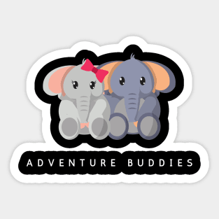 Adventure Buddies- Exploring the World Together Sticker